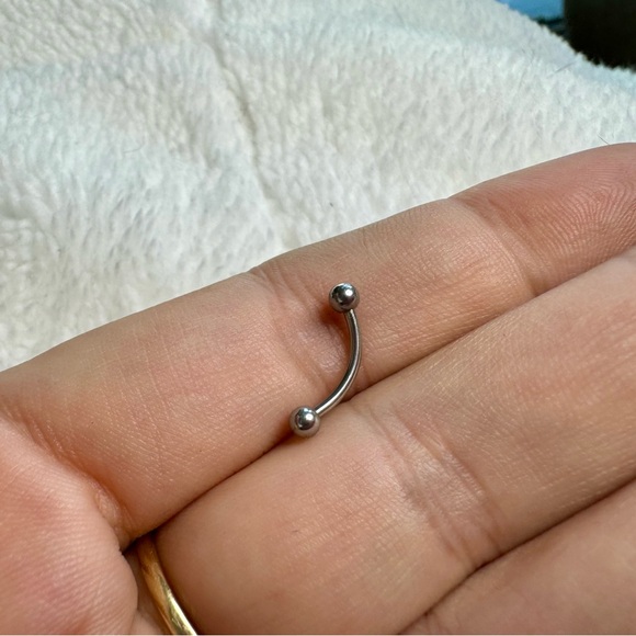 Curved barbell with ball ends. - Picture 6 of 7